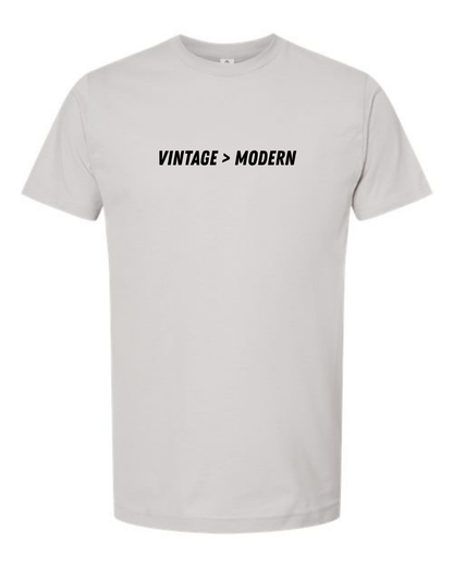 Cotton/Polyester T-Shirt  "Vintage > Modern"
