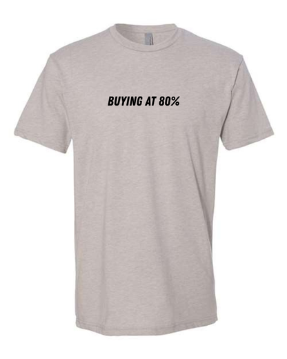 Cotton/Polyester T-Shirt  "Buying at 80%"