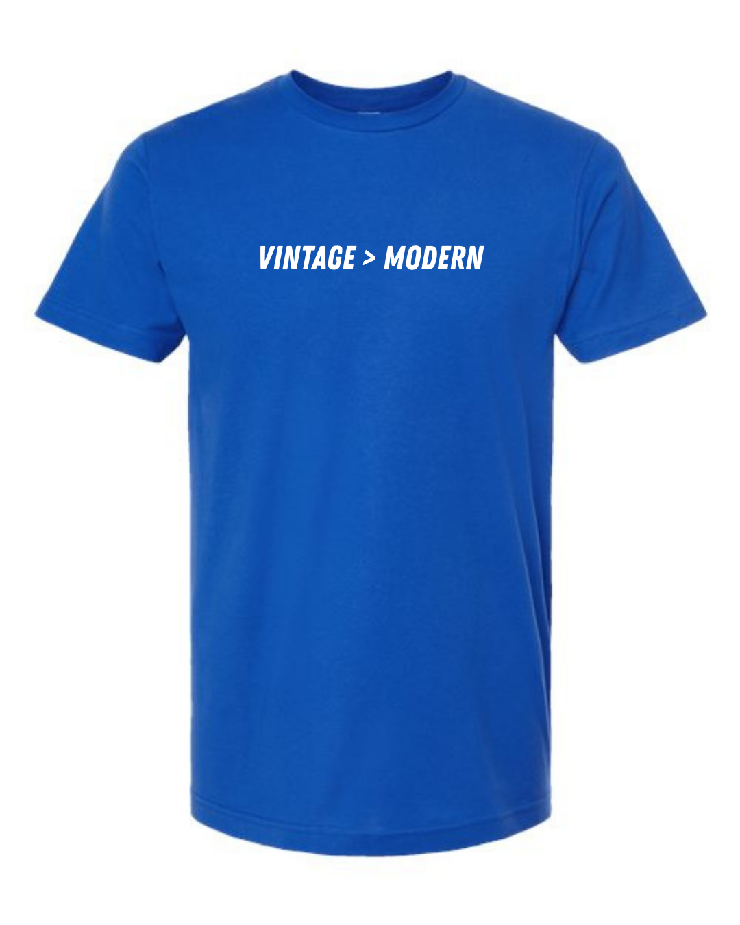 Cotton/Polyester T-Shirt  "Vintage > Modern"