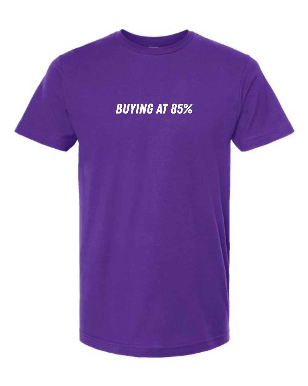 Classic Cotton T-Shirt  "Buying at 85%"