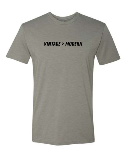 Cotton/Polyester T-Shirt  "Vintage > Modern"