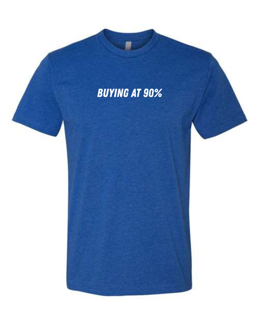 Cotton/Polyester T-Shirt  "Buying at 90%"