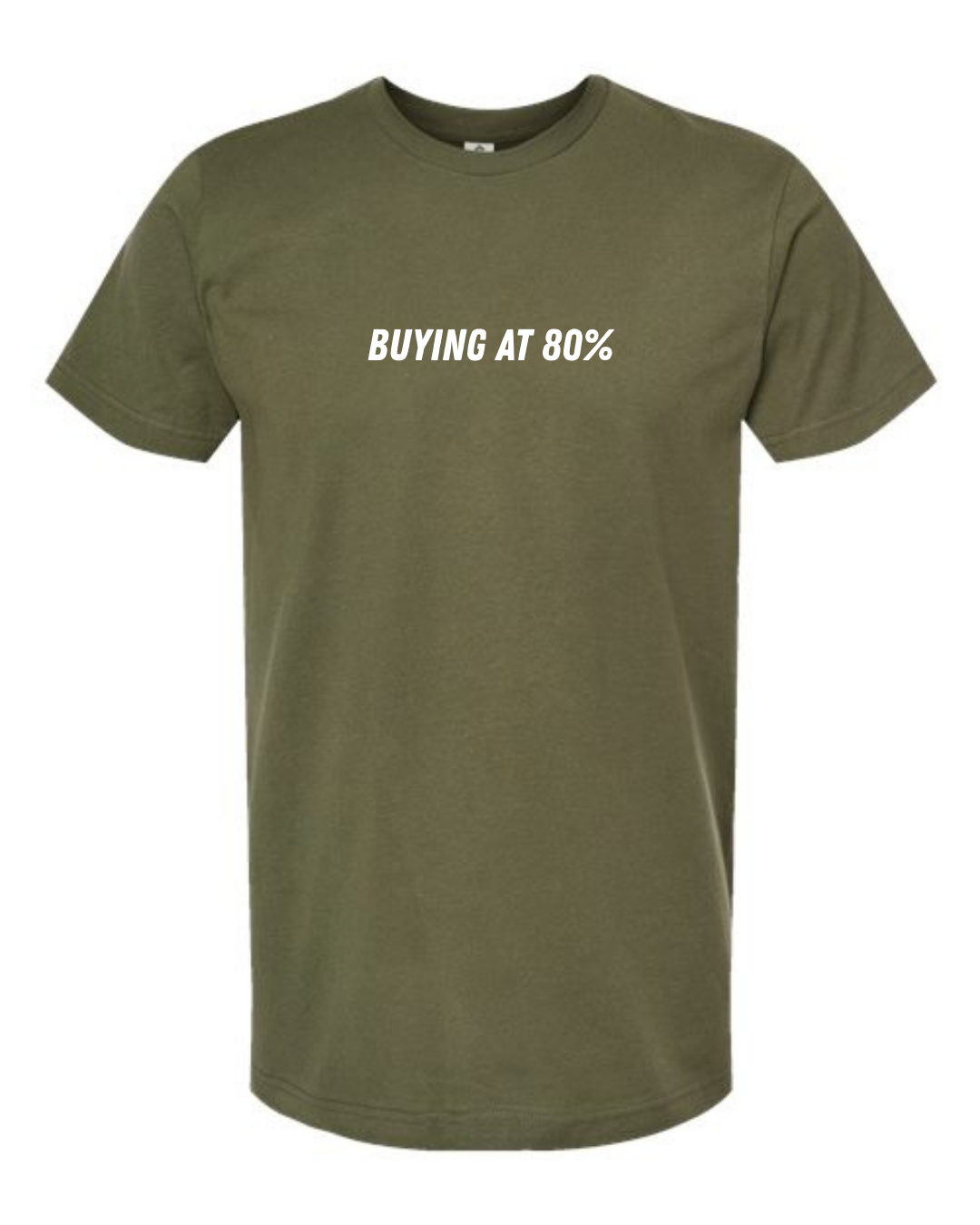 Classic Cotton T-Shirt  "Buying at 80%"