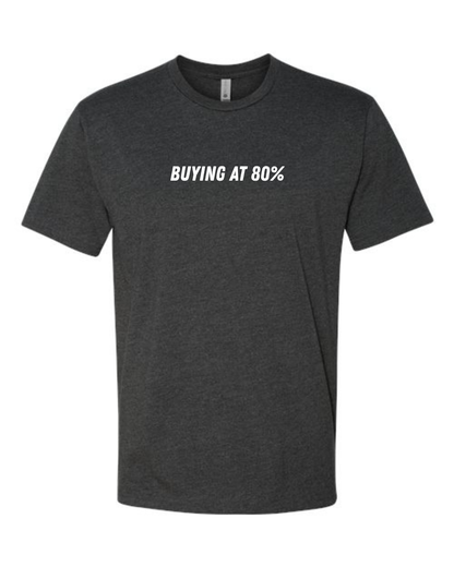Cotton/Polyester T-Shirt  "Buying at 80%"