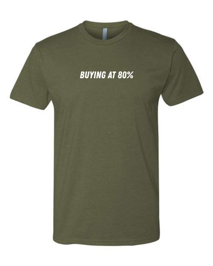Cotton/Polyester T-Shirt  "Buying at 80%"