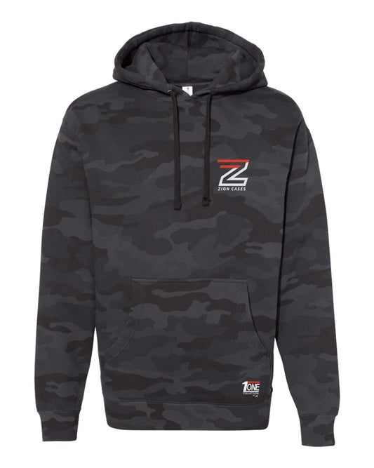 One Collection Black Camo Hoodie