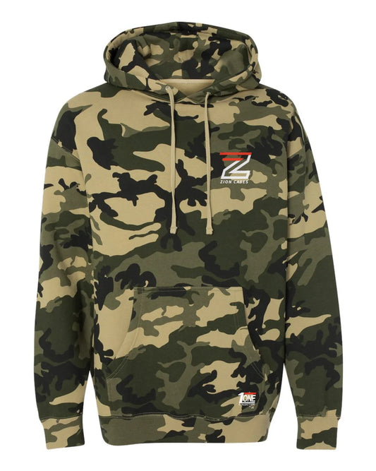 One Collection Army Camo Hoodie